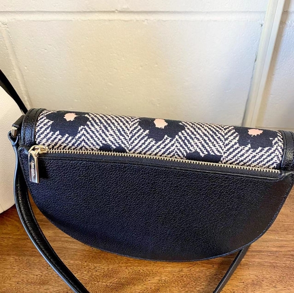 NWT Kate Spade New York Floral Crescent Crossbody Bag - Picture 5 of 8